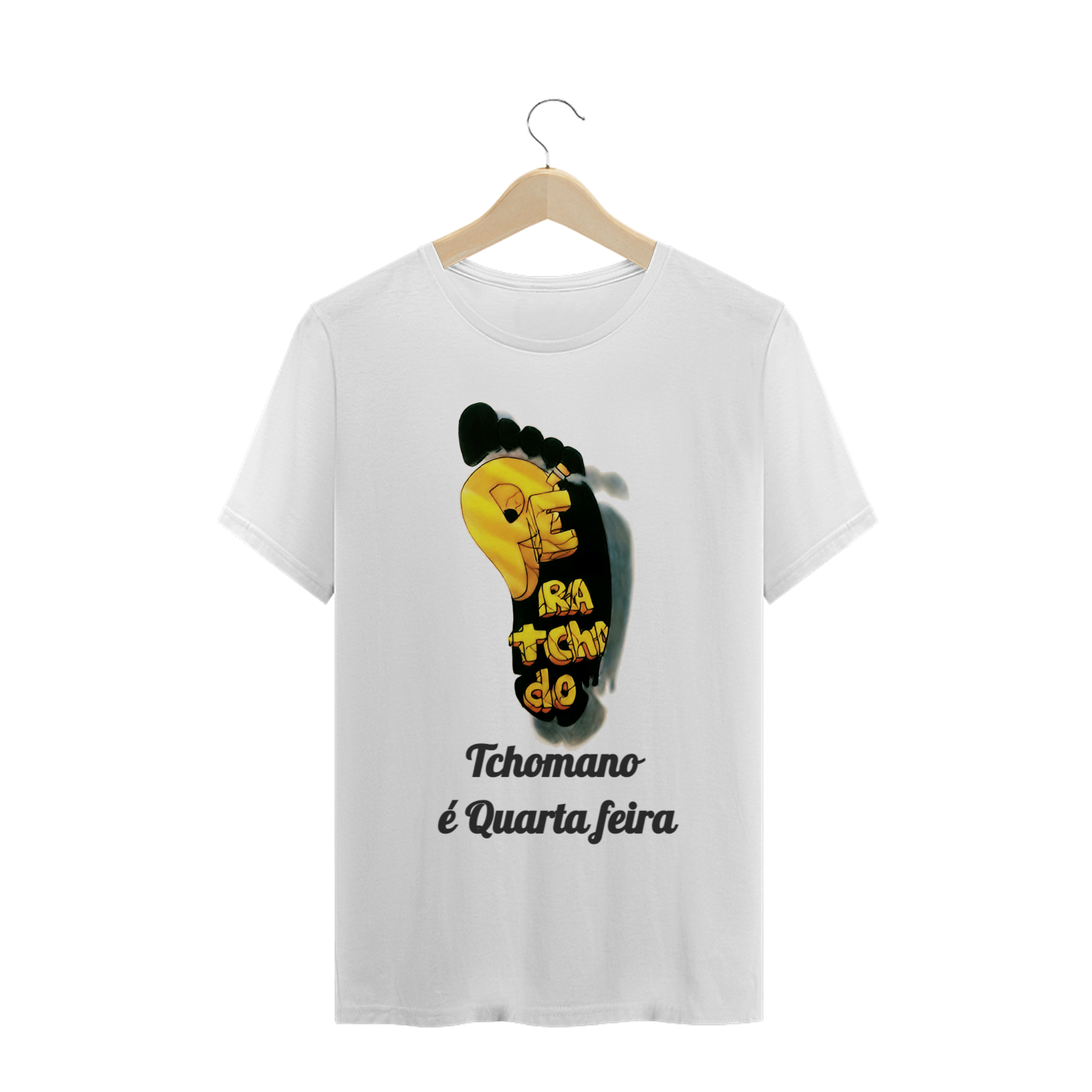 Nome do produto: Camiseta Tchomano é Quarta feira