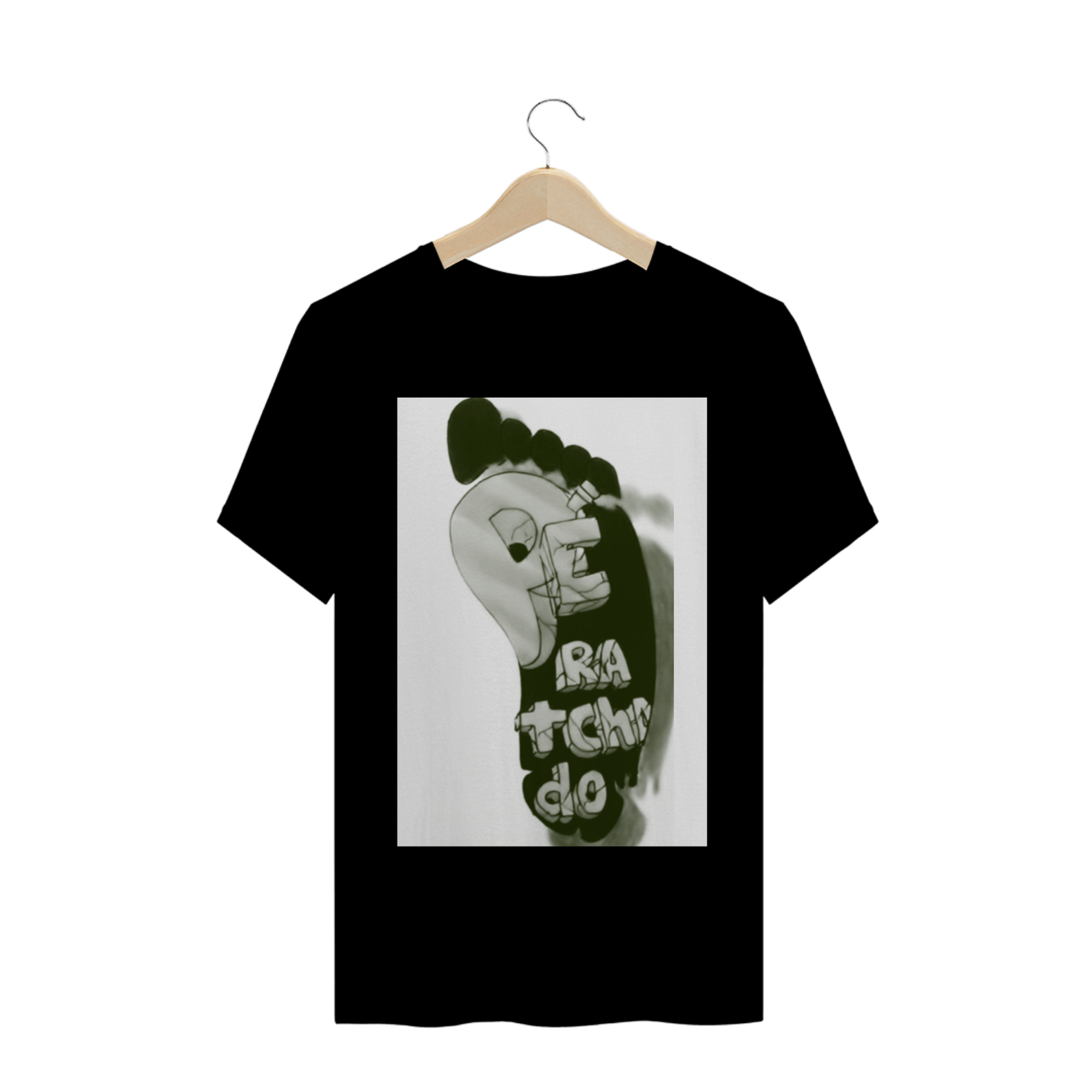 Nome do produto: Camiseta estampa Pé ratchado