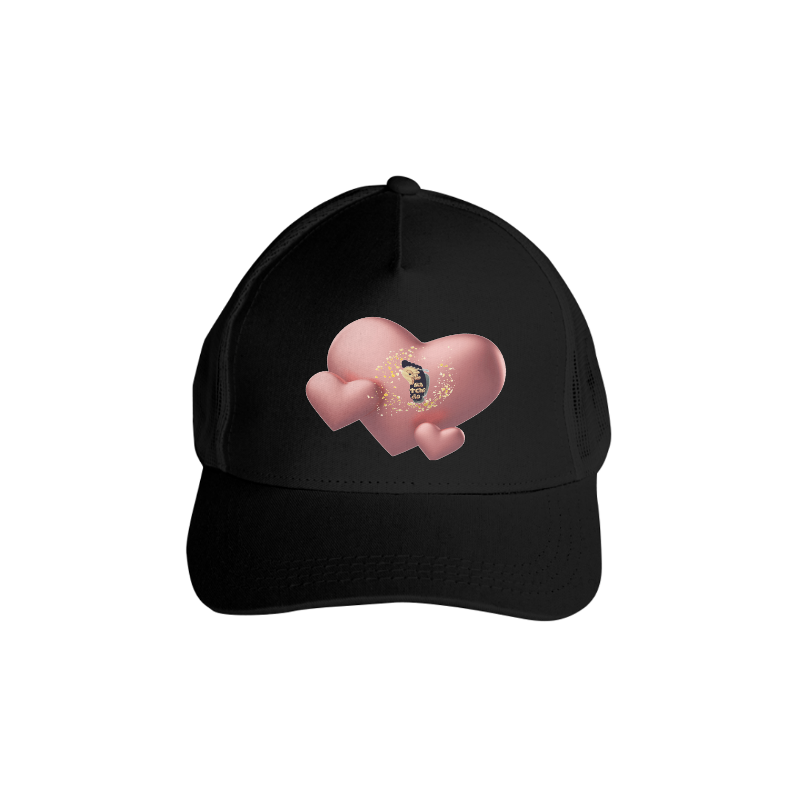 Nome do produto: Boné 3 corações