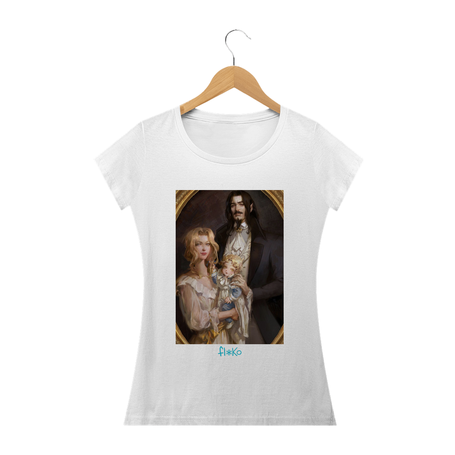 Nome do produto: Família Drácula (Castlevania) - Baby Look