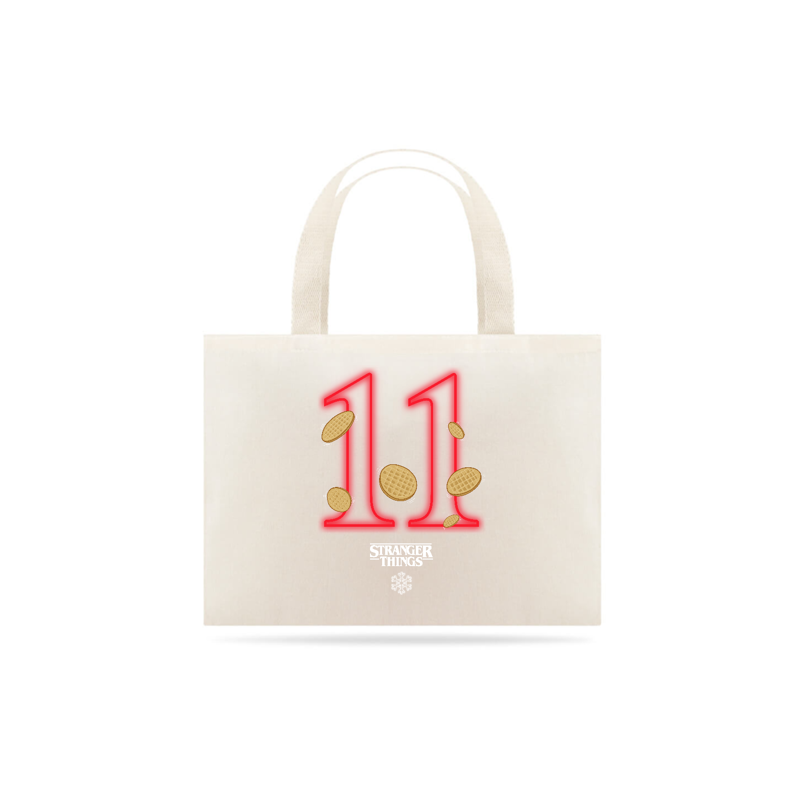 Nome do produto: Waffles da Eleven (Stranger Things) - EcoBag