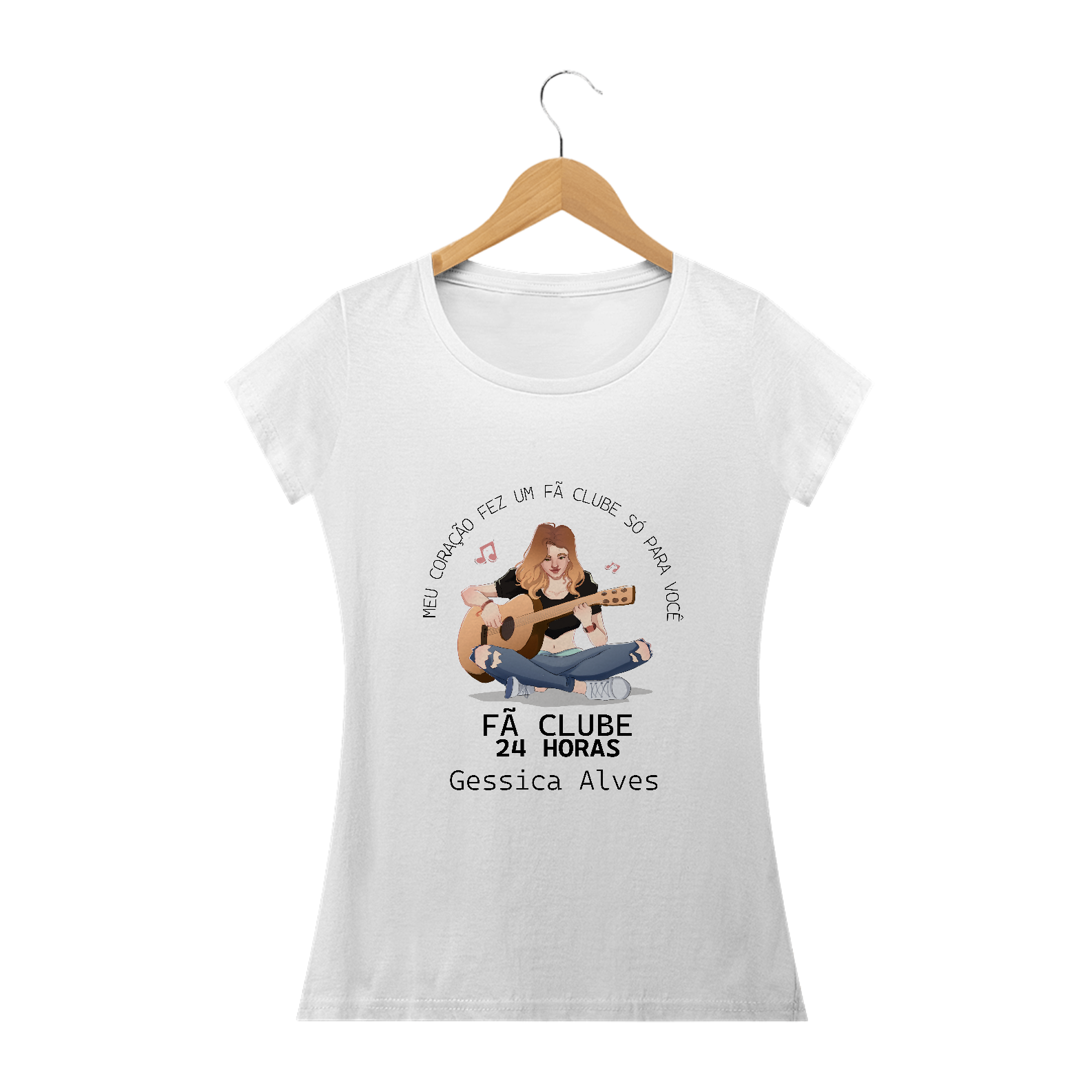 Nome do produto: Fã CLUB 24 (Branca) - Baby Long Classic