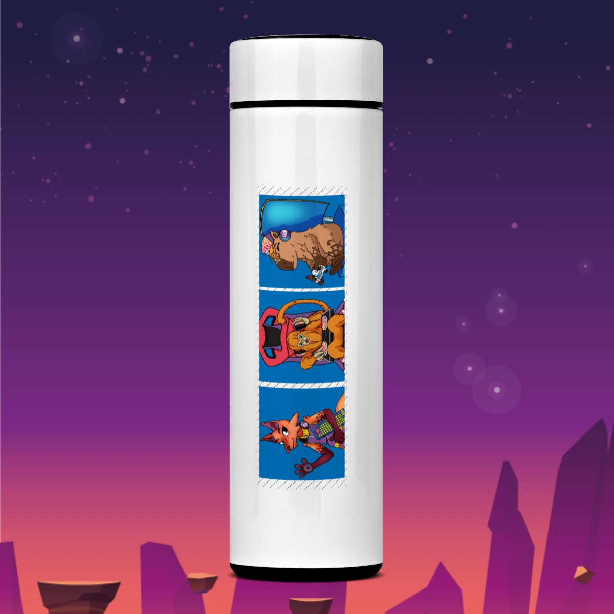 Garrafa Térmica Profissões Gamedev