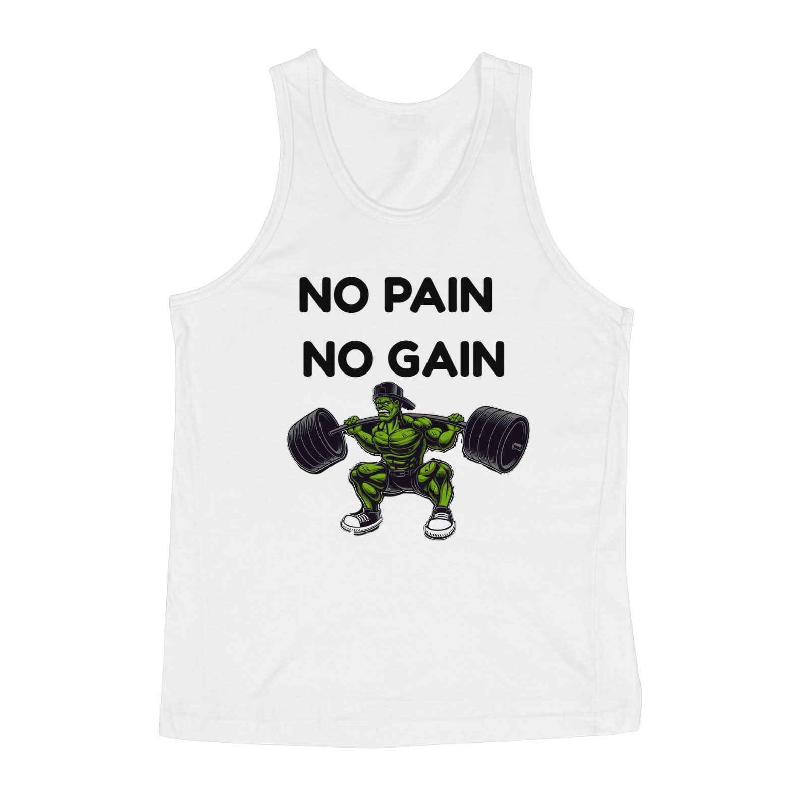 Nome do produto: Regata masculina Classic no pain no gain