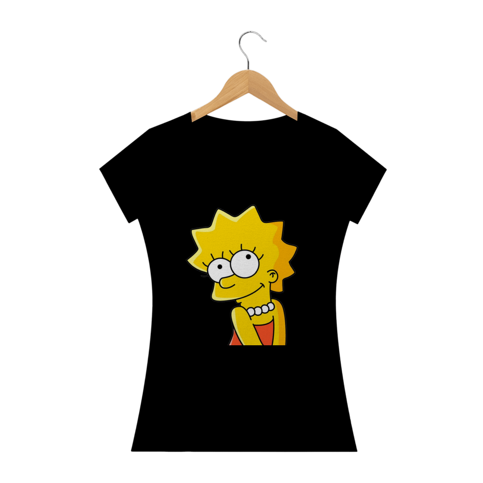 Nome do produto: Camisa Feminina Simpsons Lisa