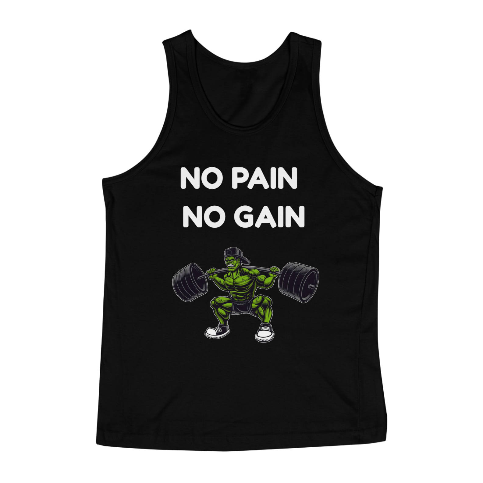 Nome do produto: regata masculina Classic no pain no gain