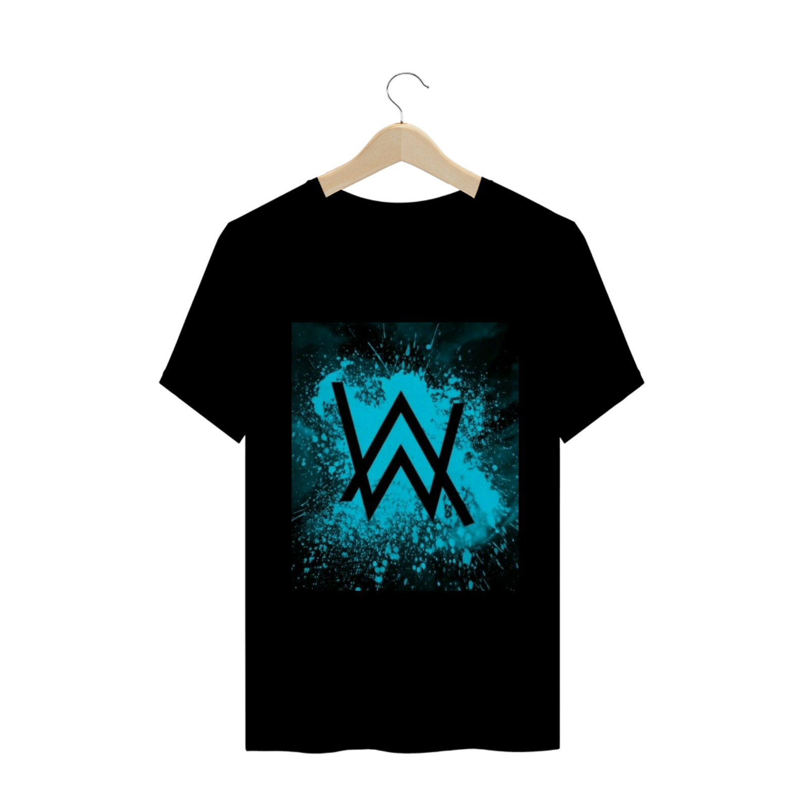Nome do produto: Camiseta Alan Walker - Logo azul