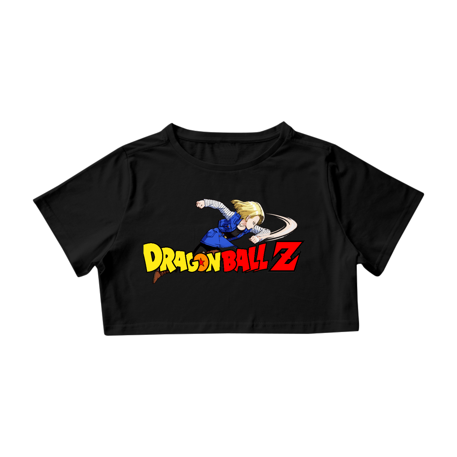 Nome do produto: Cropped- Android 18 - Dragon Ball Z 