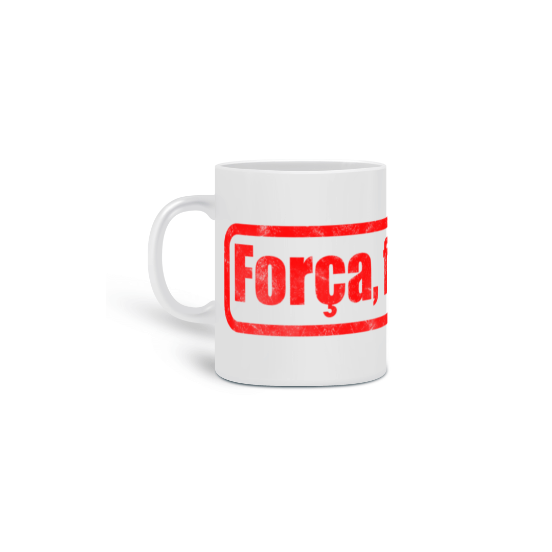 Nome do produto: Caneca Força, foco e fé