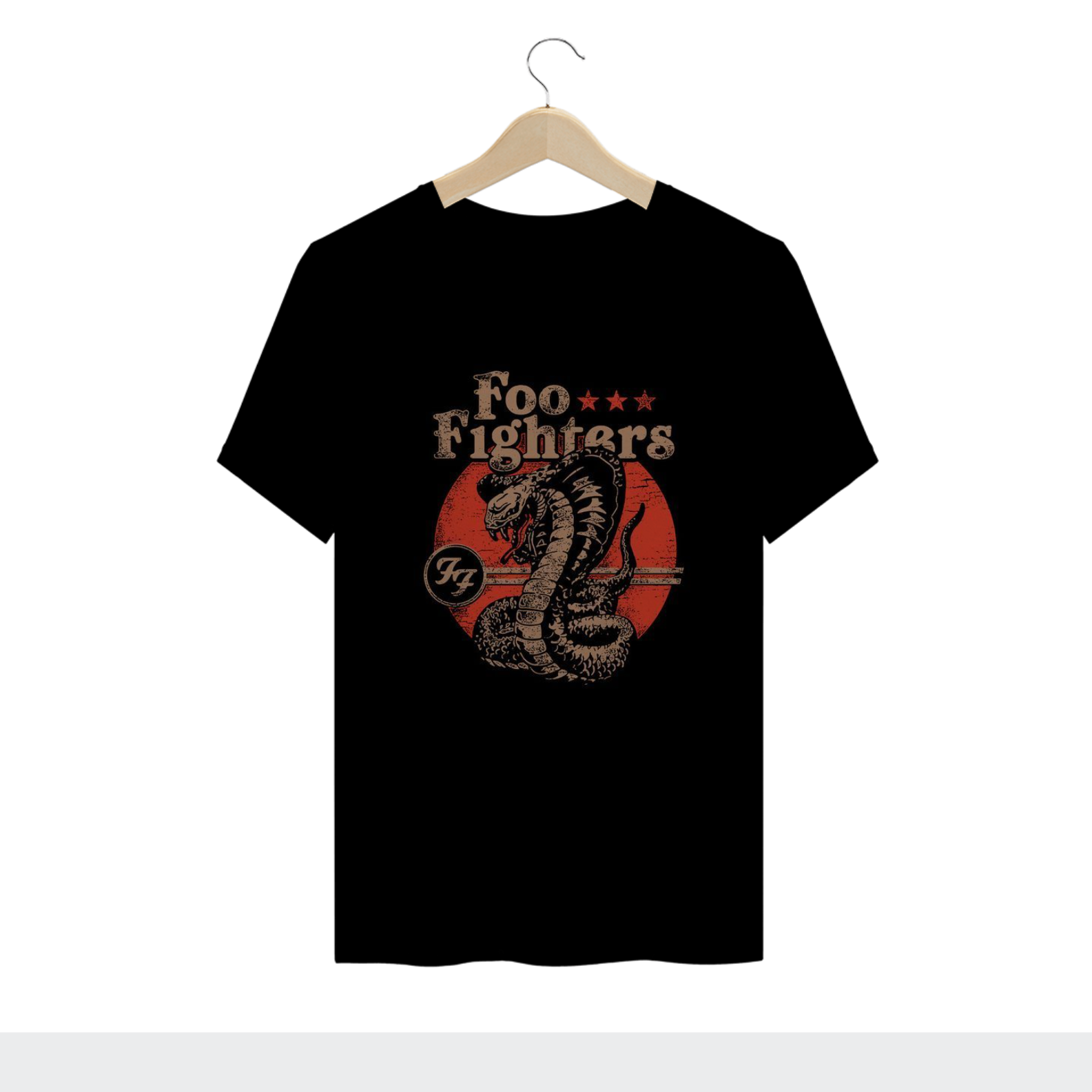 Nome do produto: Camiseta Masculina Foo Fighters