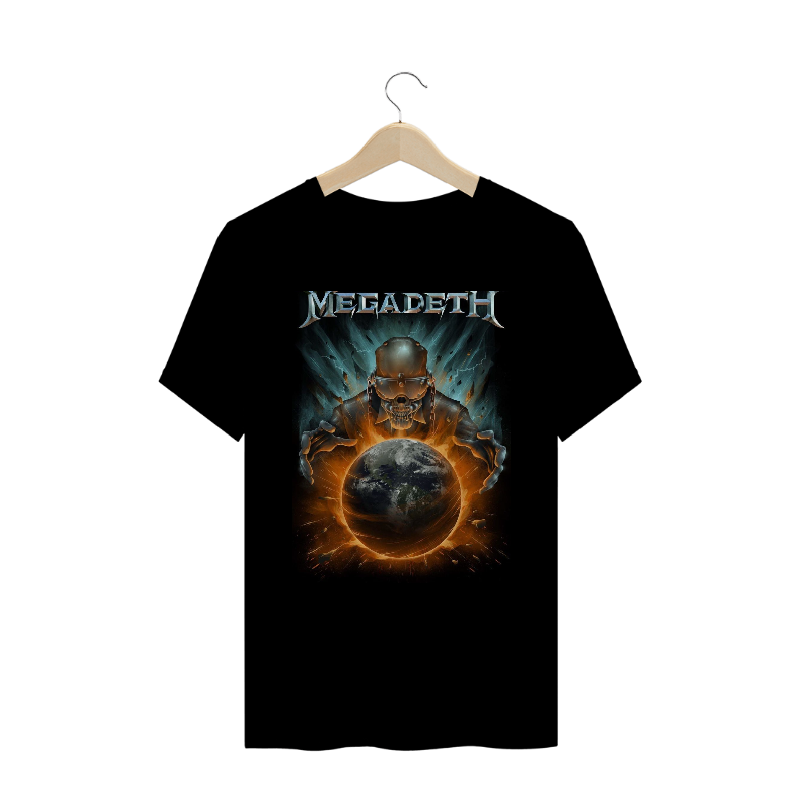 Nome do produto: Camiseta Masculina Megadeth