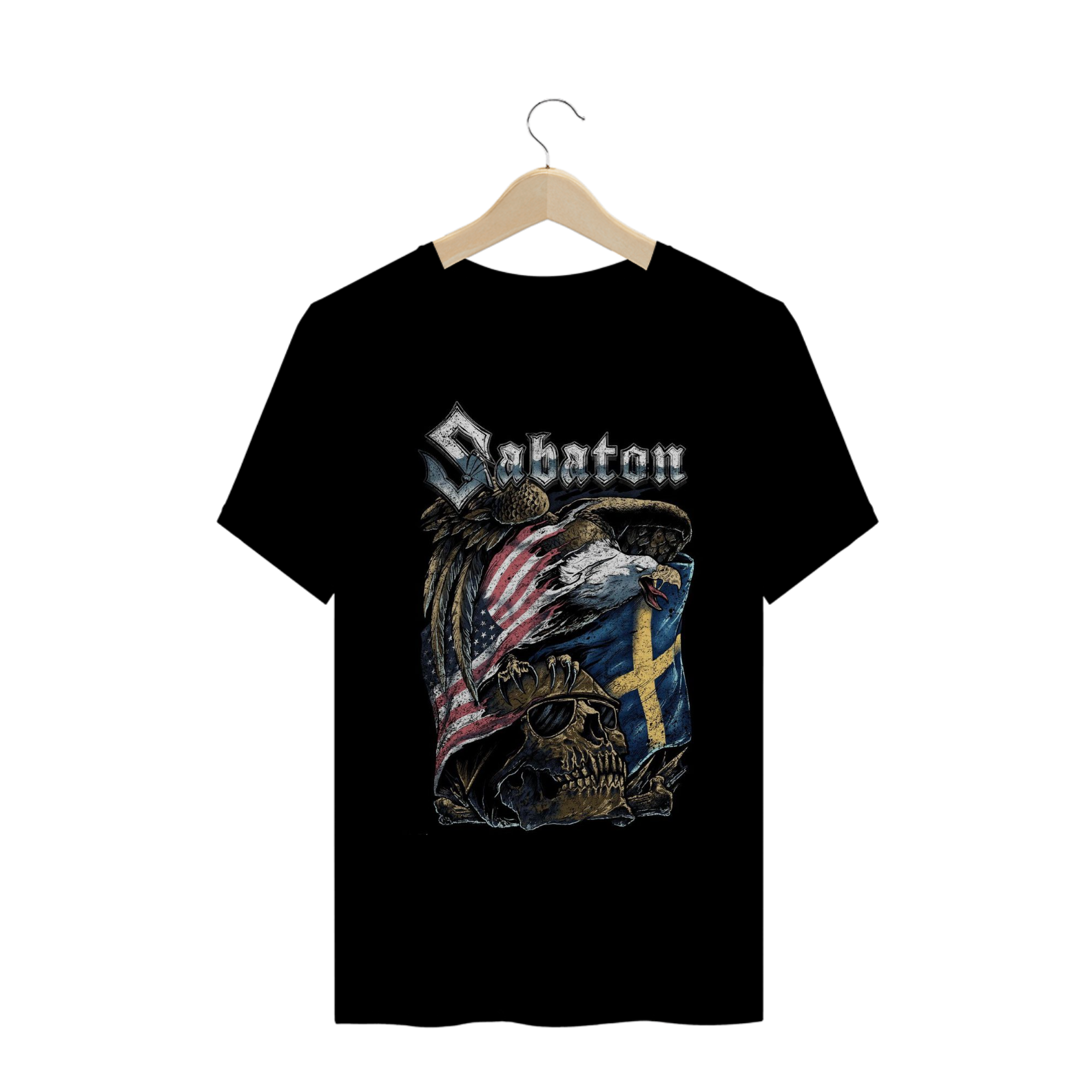 Nome do produto: Camiseta Masculina Sabaton