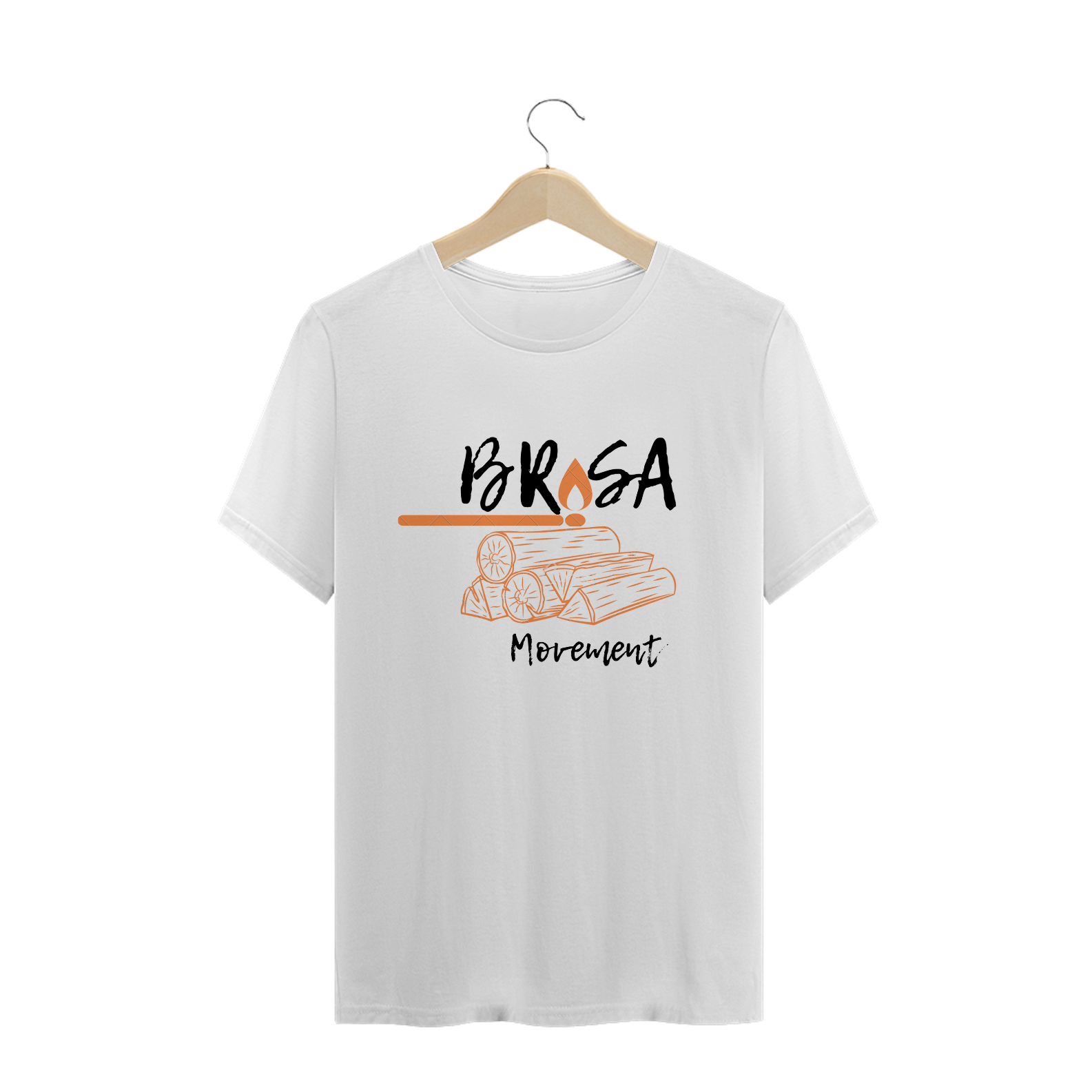 Nome do produto: T-SHIRT PRIMEIRA LINHA BRASA
