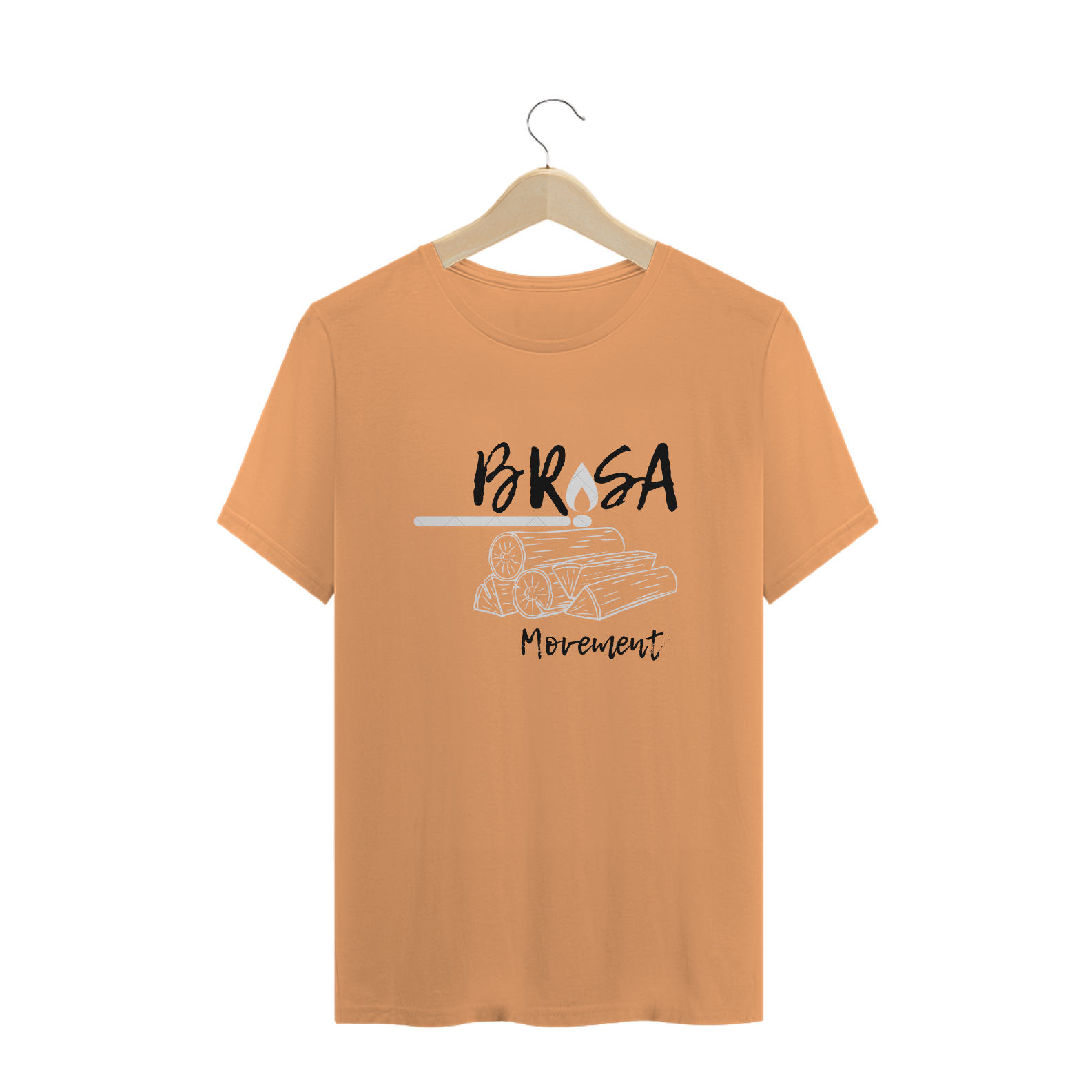 Nome do produto: CAMISETA  BRASA  ESTONADA