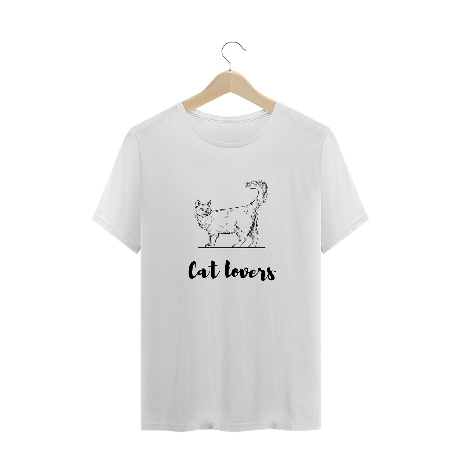 Nome do produto: T-Shirt Cat Lovers