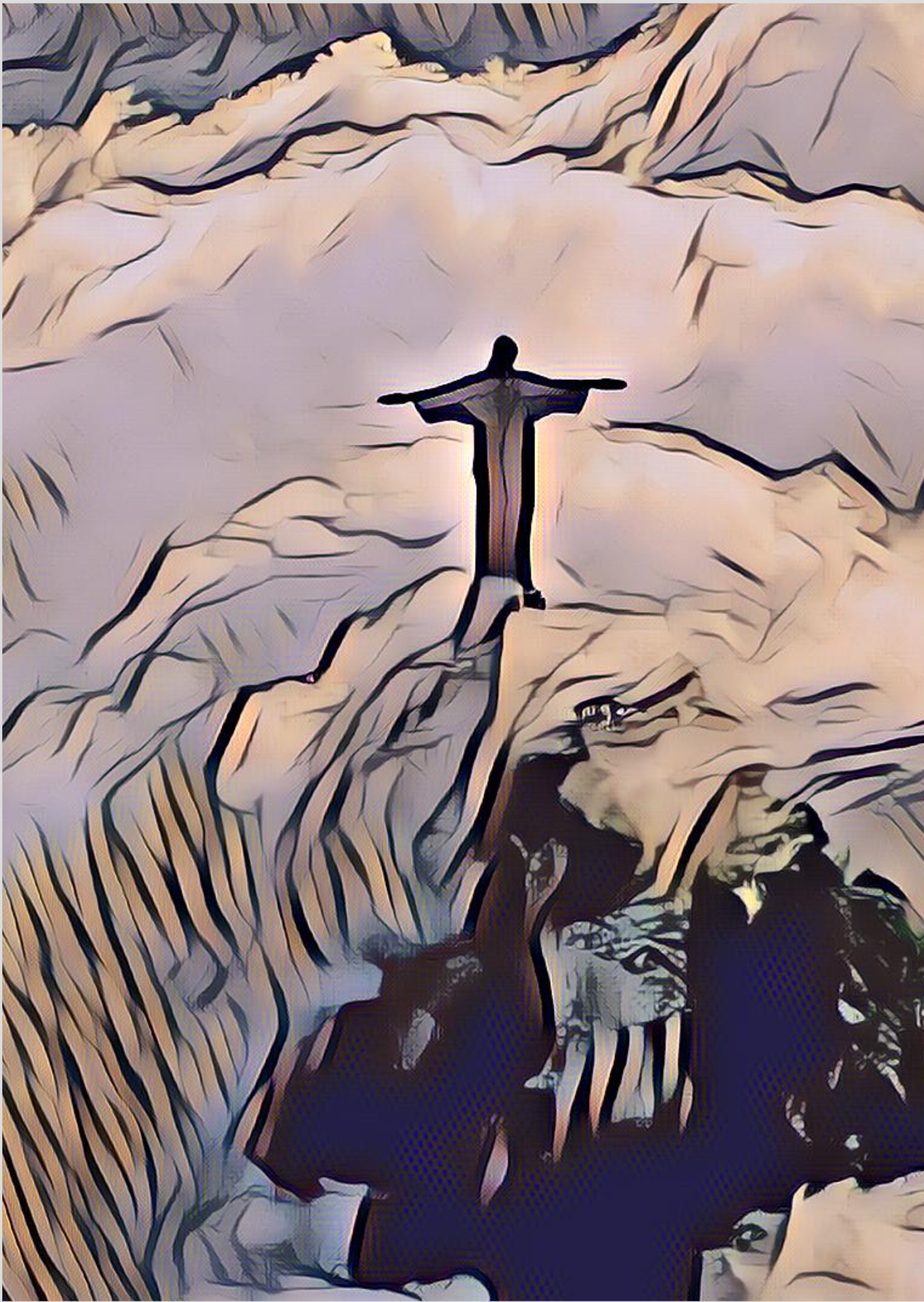 Nome do produto: Poster  Cristo Redentor