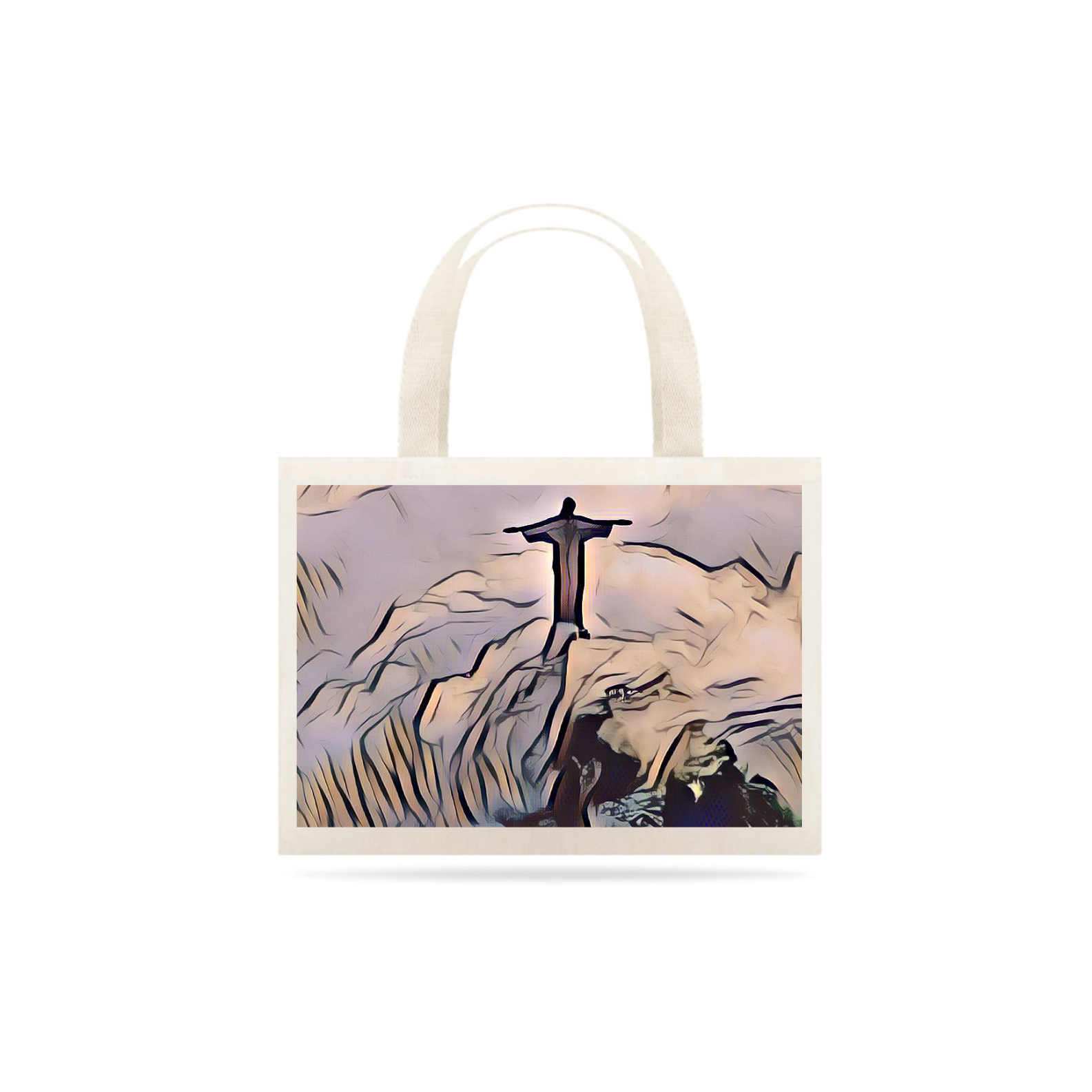 Nome do produto: Ecobag Cristo Redentor