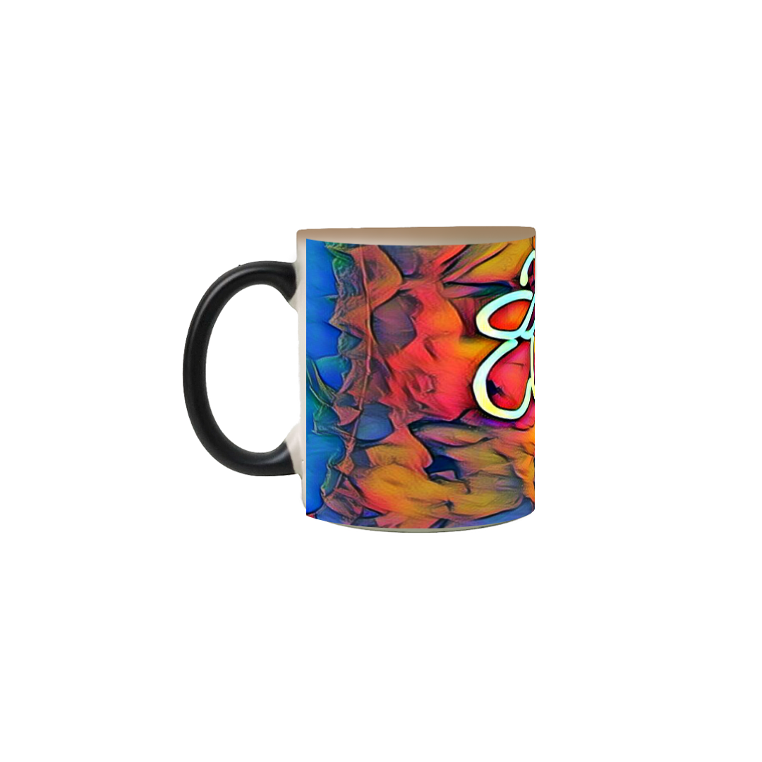 Nome do produto: Caneca Flor neon
