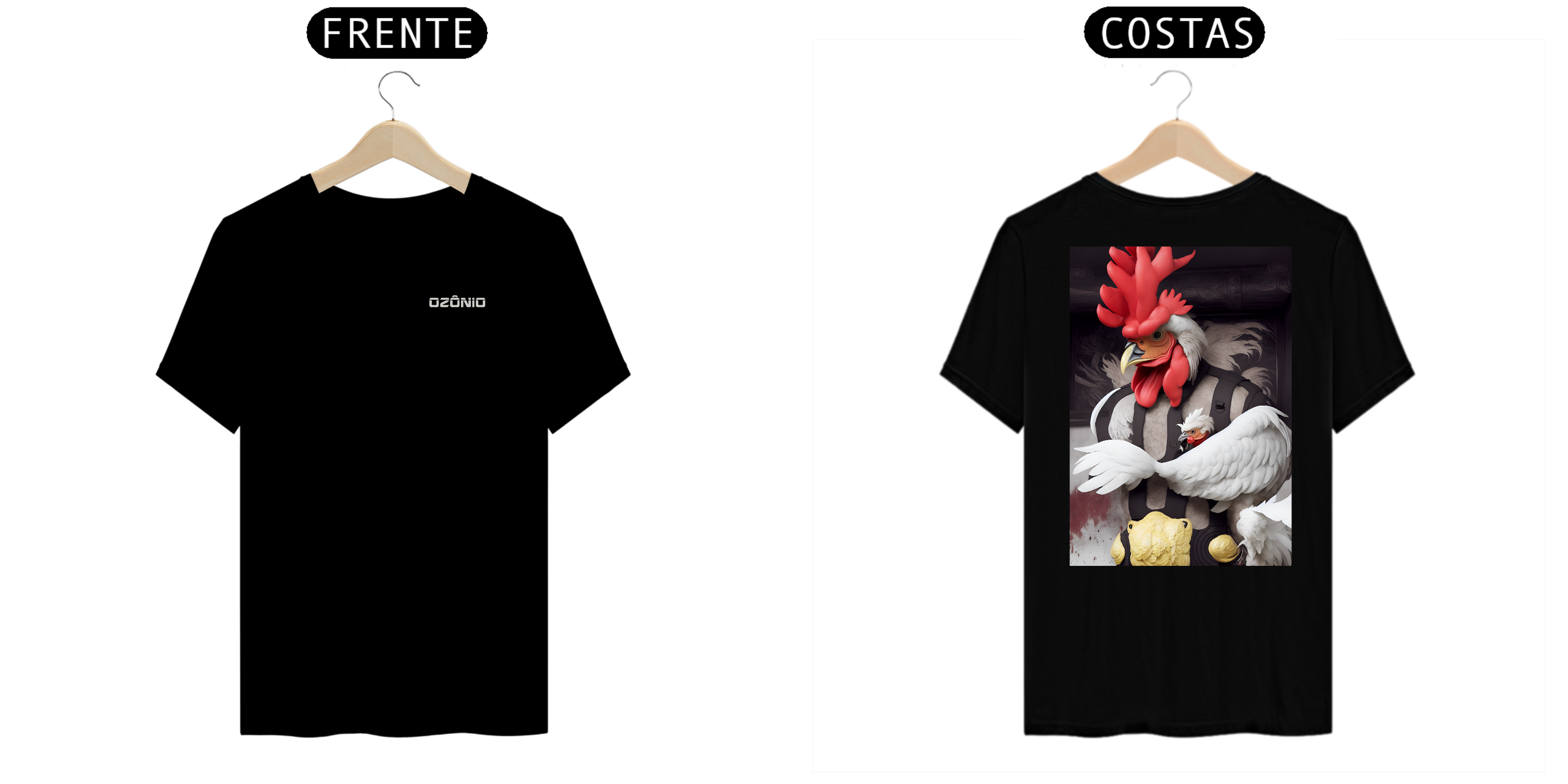 Nome do produto: Blusa Masculina Galo Doido 