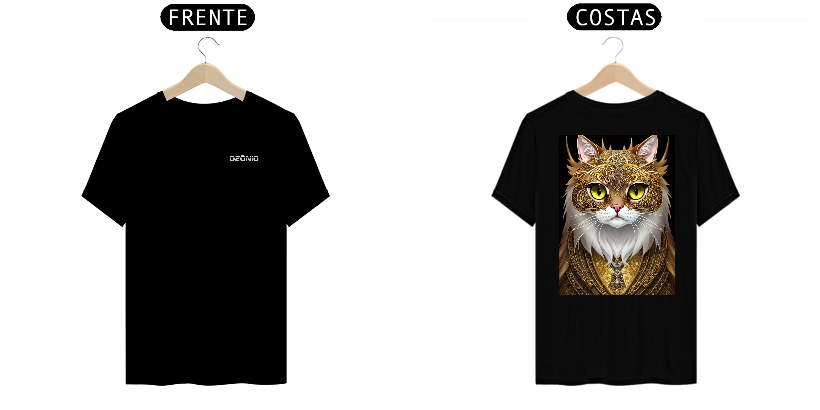 Nome do produto: Camiseta Masculina Cat Collection