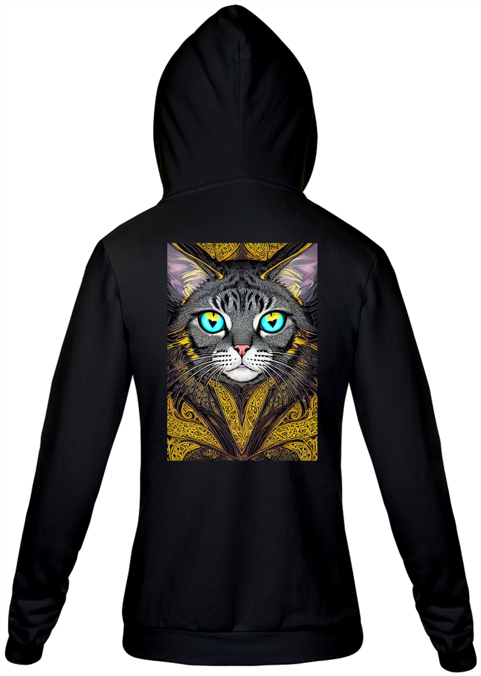 Nome do produto: Moleton com Ziper Unissex Cat Collection03 