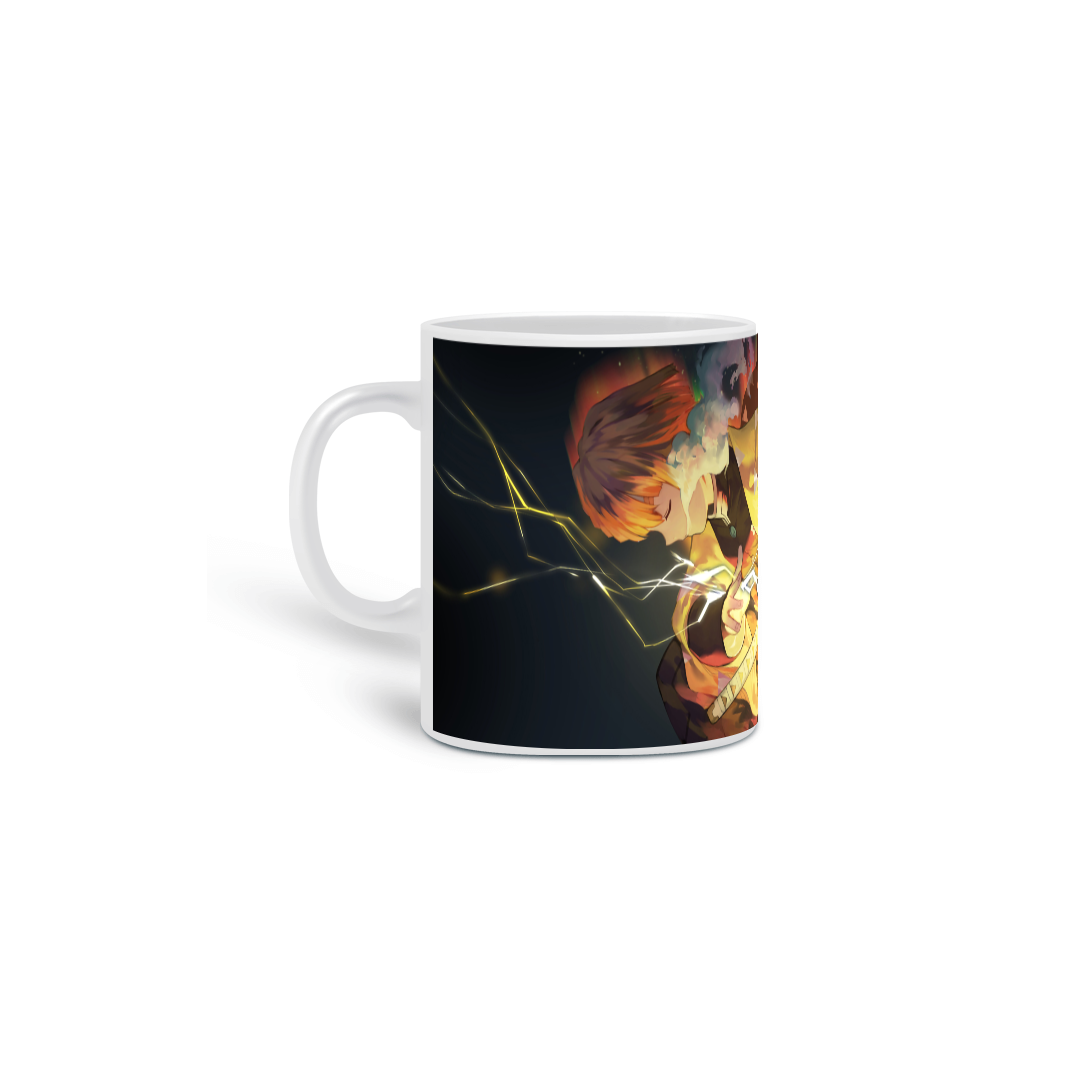 Nome do produto: CANECA PERSONALIZADA (ZENITSU AGATSUMA) Demon Slayer