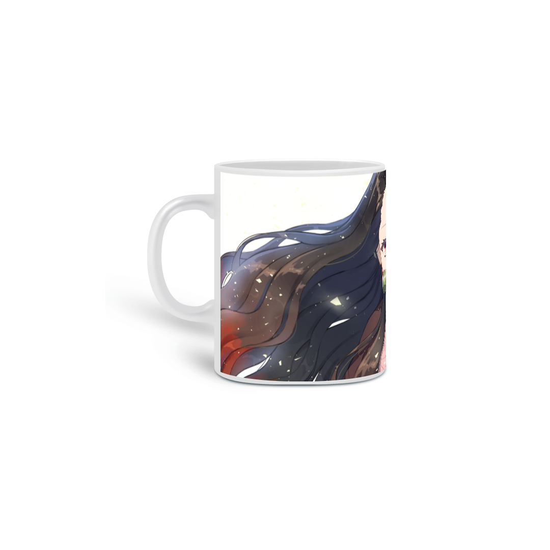 Nome do produto: CANECA PERSONALIZADA (NEZUKO KAMADO) Demon Slayer