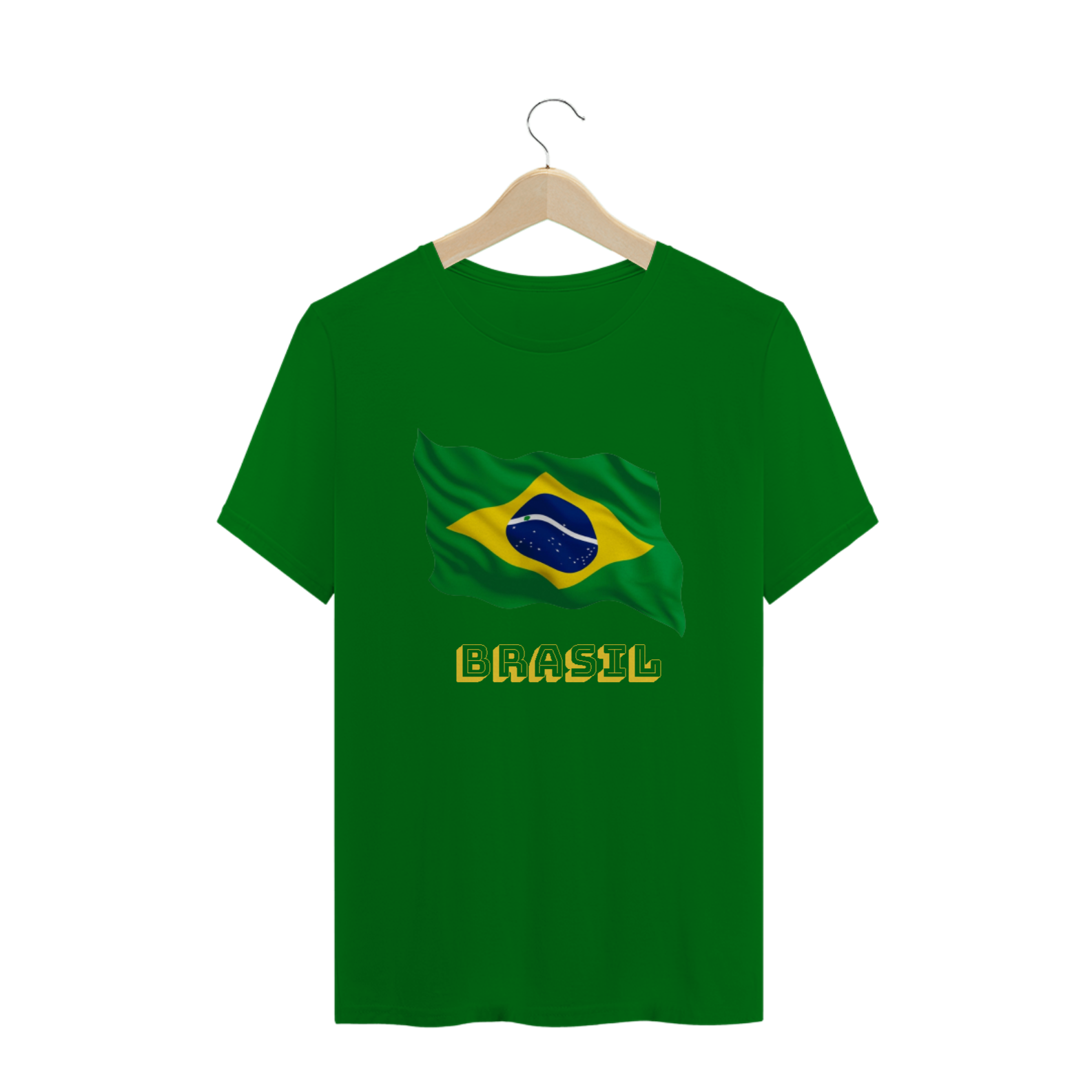 Nome do produto: T-Shirt Classic Brasil verde
