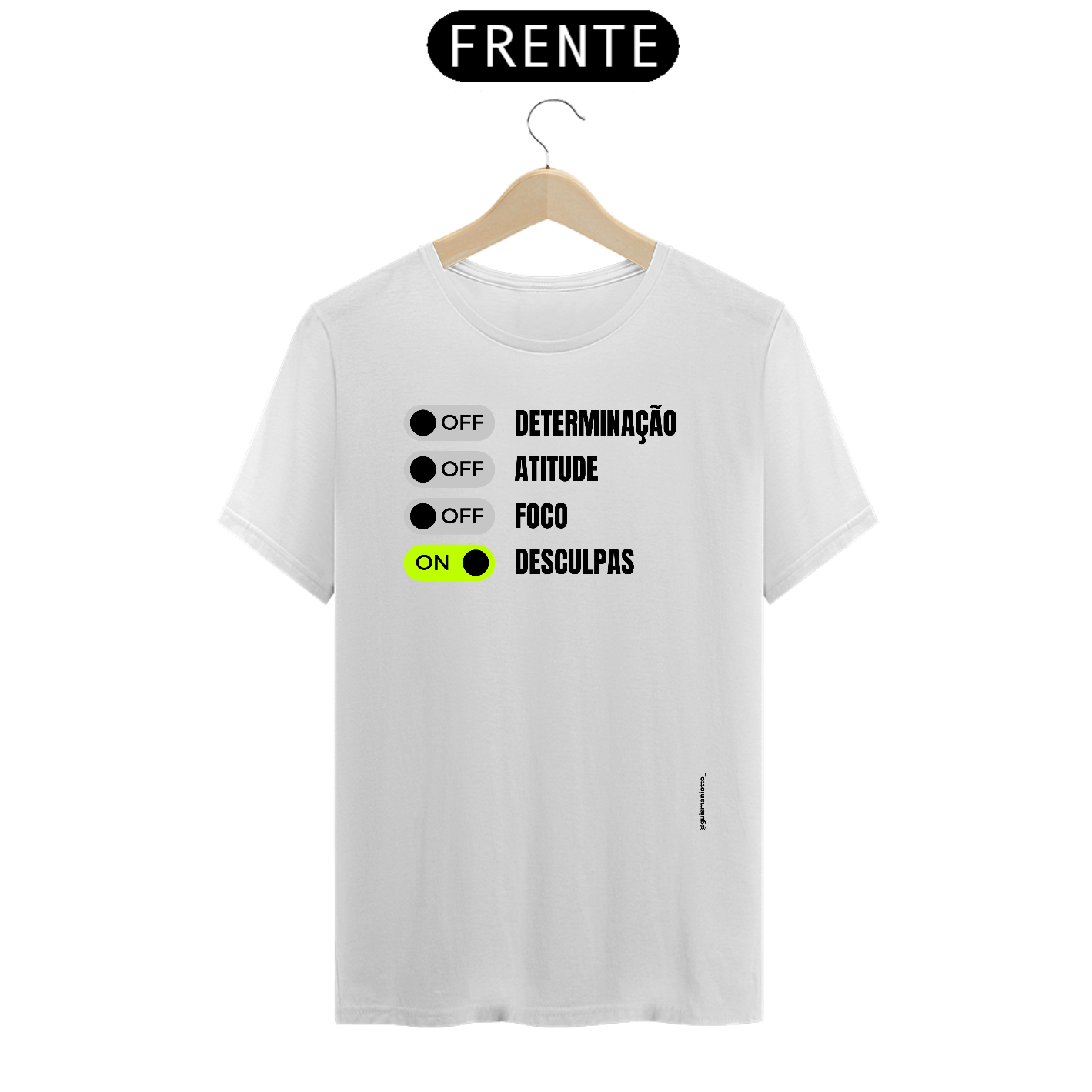 Nome do produto: ON/OFF - Determinação/Atitude/Foco/Desculpas