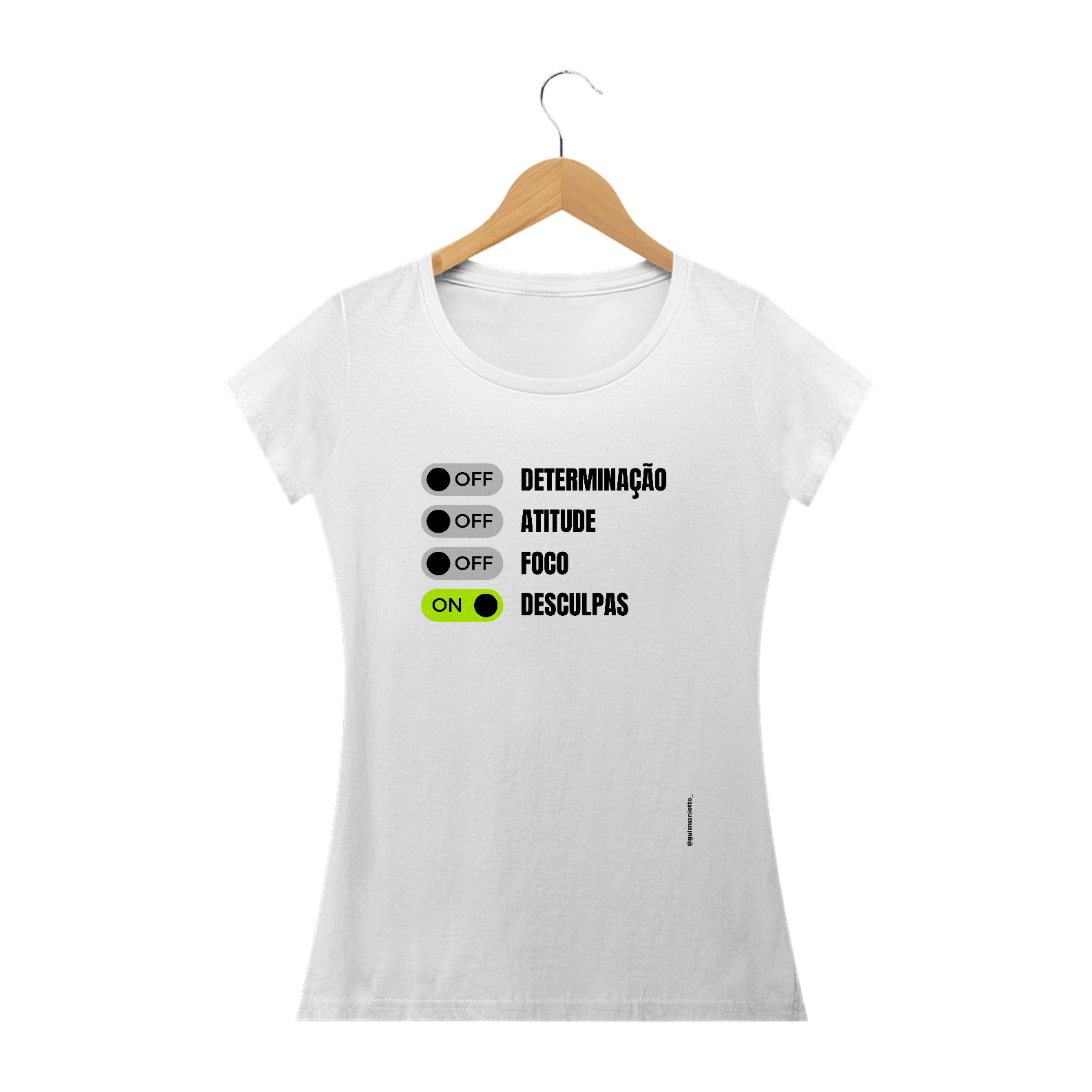 Nome do produto: ON/OFF - Determinação/Atitude/Foco/Desculpas