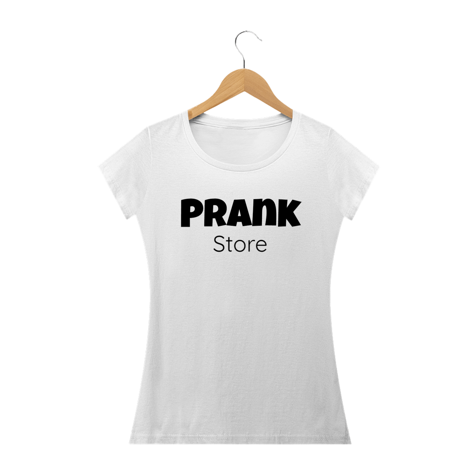 Nome do produto: T-shirt Feminina Branca e Colorida (letra preta) Prank Store