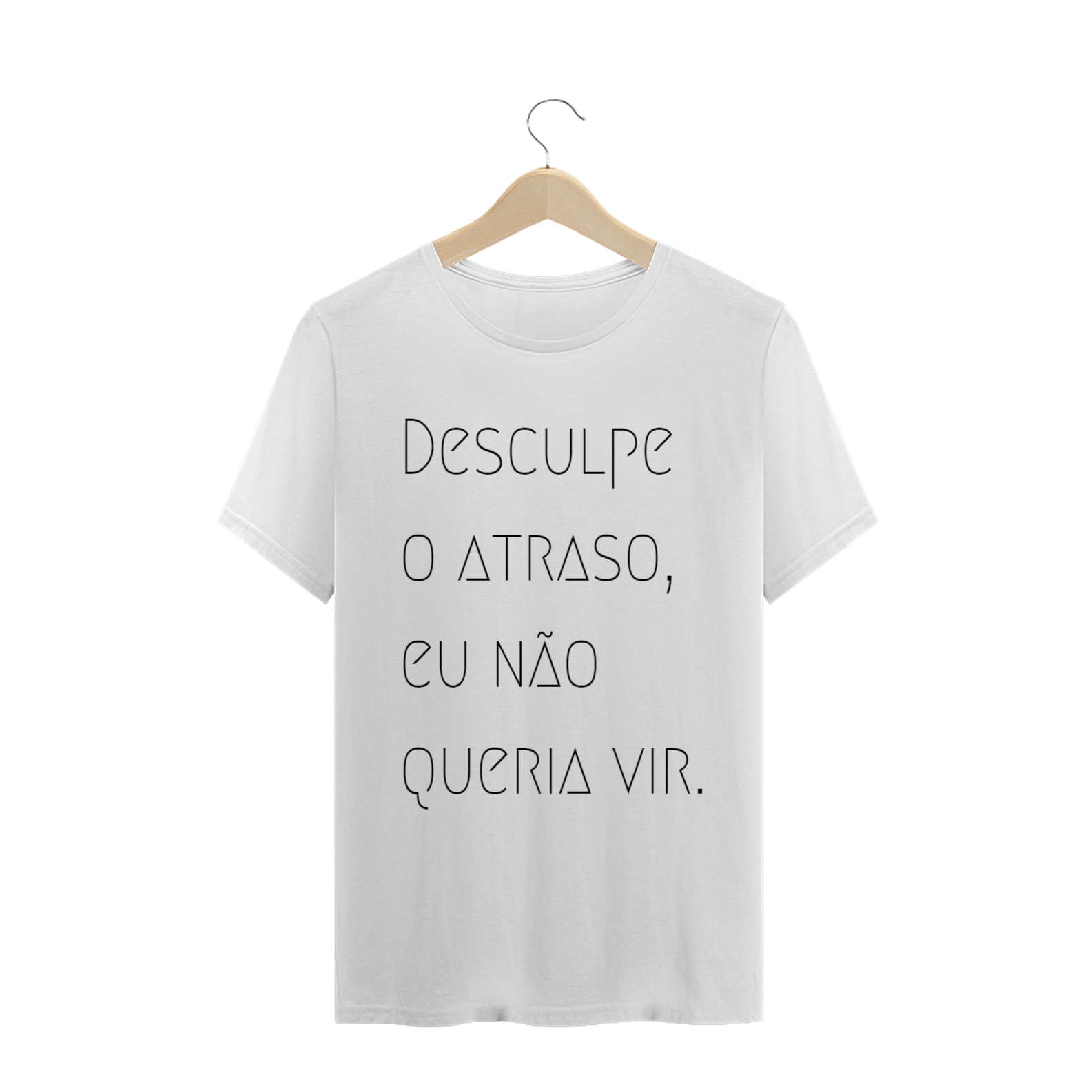 Nome do produto: T-shirt Masculina Branca e colorida (letra preta) \