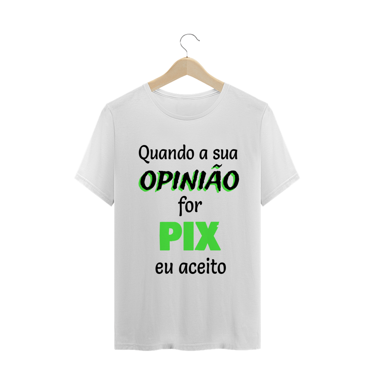 Nome do produto: T-shirt Masculina Branca e Colorida (letra preta) \