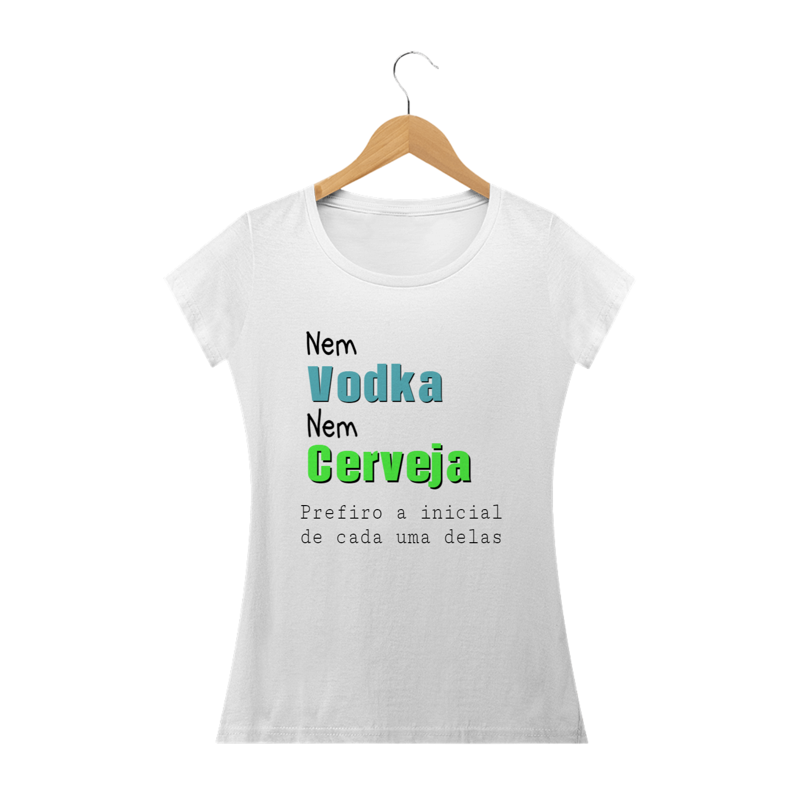 Nome do produto: T-shirt Feminina Branca e Colorida \