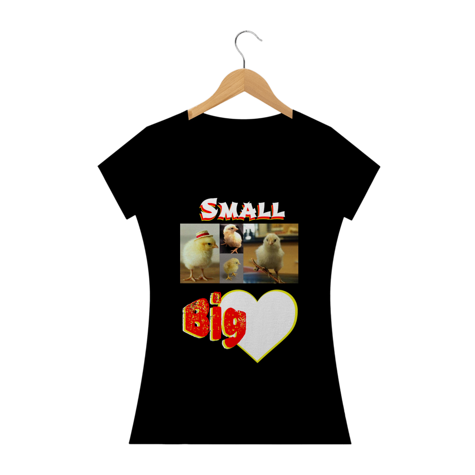 Nome do produto: T-shirt Feminina Preta e Colorida \