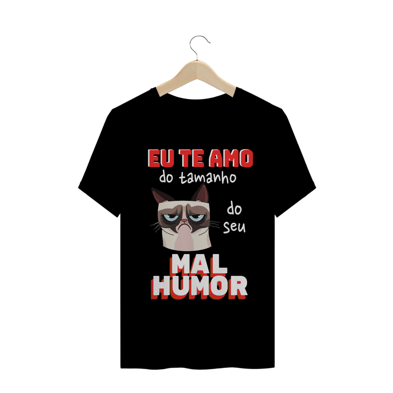 Nome do produto: T-shirt Masculina Preta e Colorida (letra vermelha) \