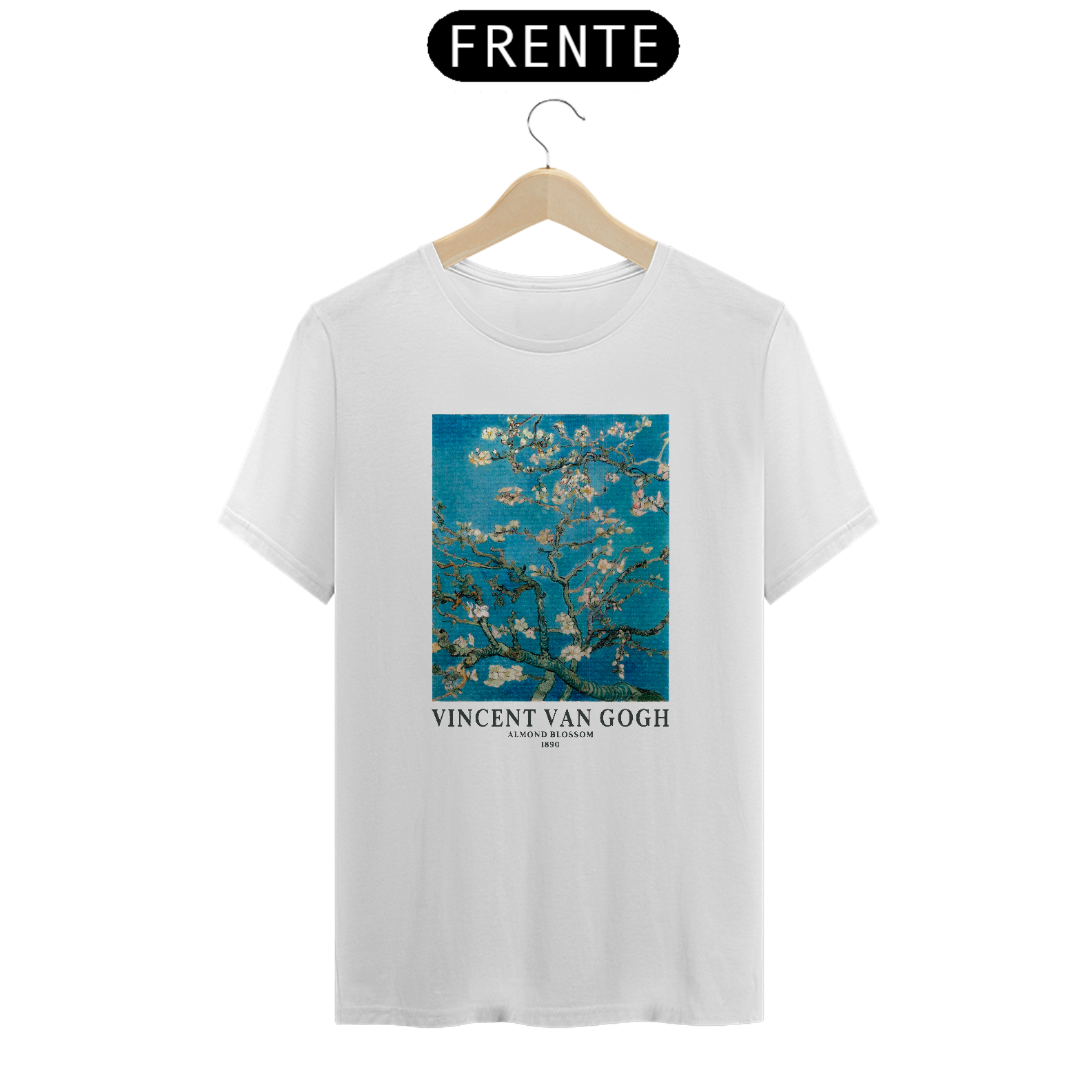 Camiseta Vincent Van Gogh 1890 Algodão Prime