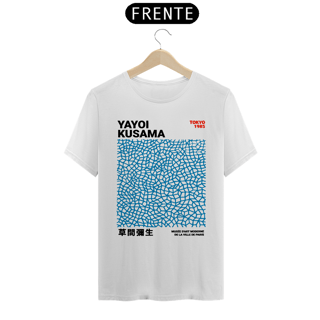 Camiseta Yayoi Kusama Tokio 1985 Algodão Prime Branca Marfim