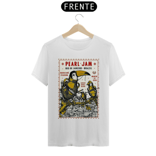 Camiseta Pearl Jam RJ 2018 Algodão Prime