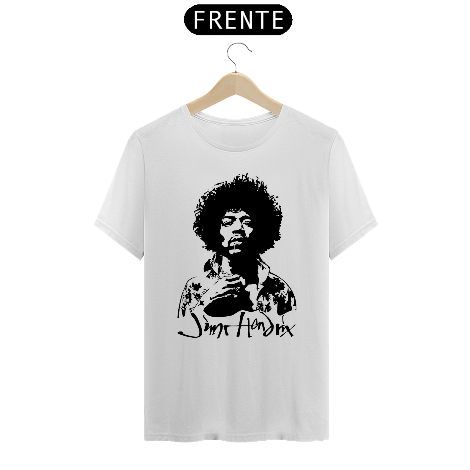 Camiseta Jimi Hendrix Algodão Prime 
