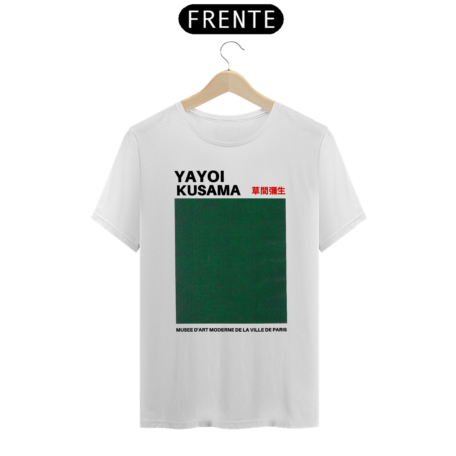 Camiseta Yayoi Kusama Verde Algodão Prime