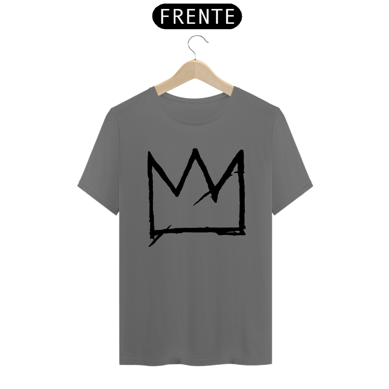 Camiseta Coroa Basquiat Estonada 