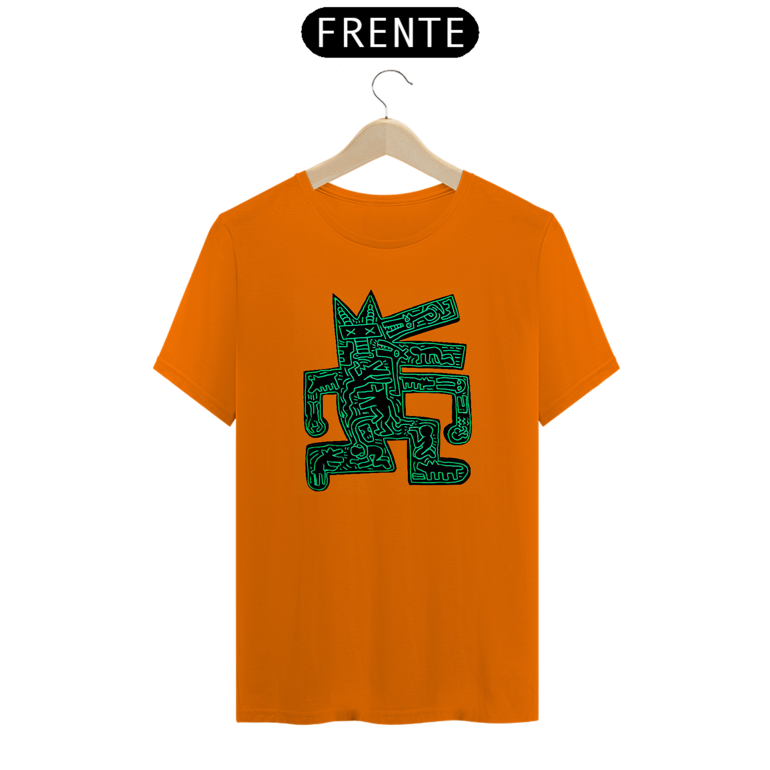 Camiseta Keith Haring XVV 100% Algodão Quality 