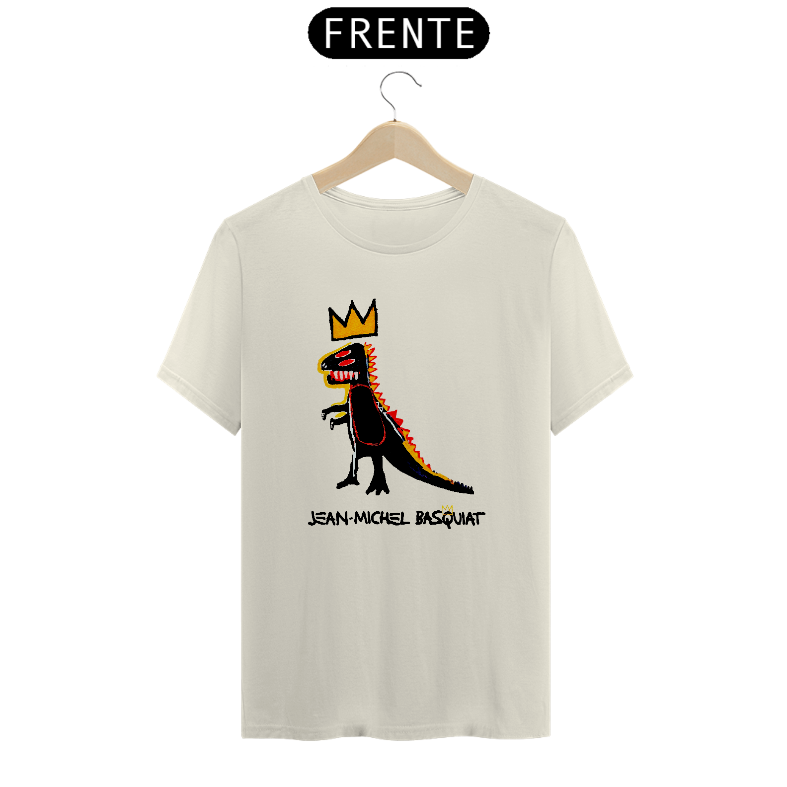 Camiseta Basquiat Dino Algodão Prime 