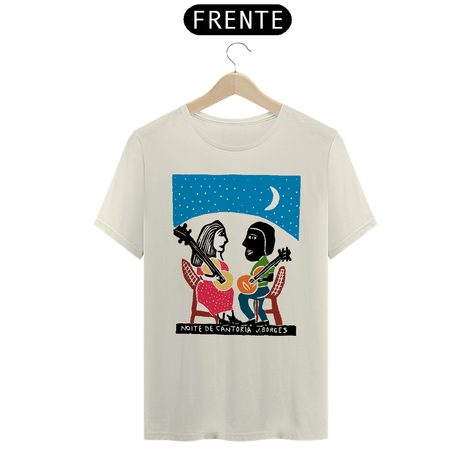 Camiseta Borges Noite de Cantoria Algodão Prime 