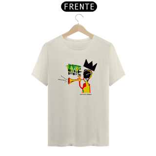 Camiseta Basquiat Trompete Algodão Prime