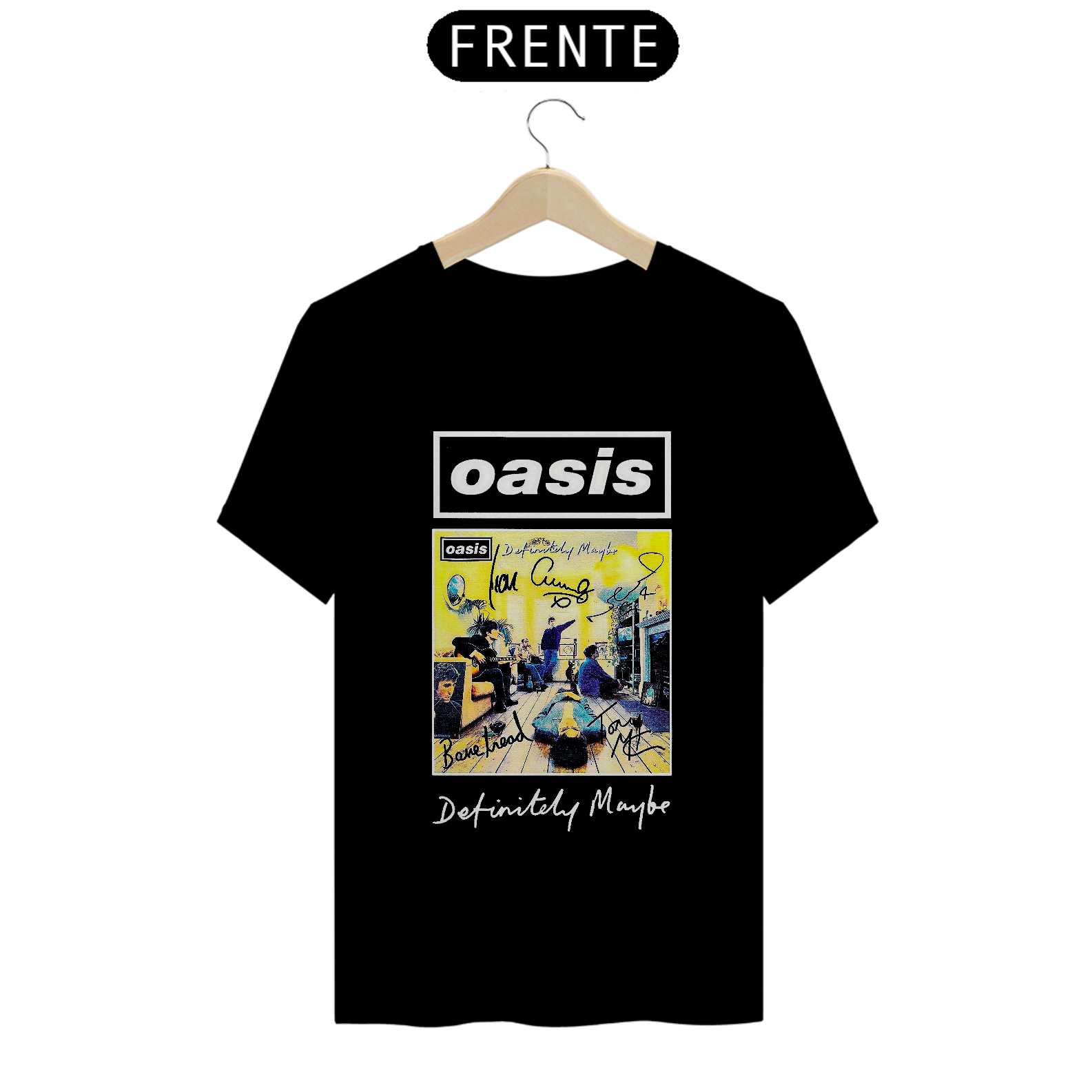 Camiseta Oasis 100% algodão quality