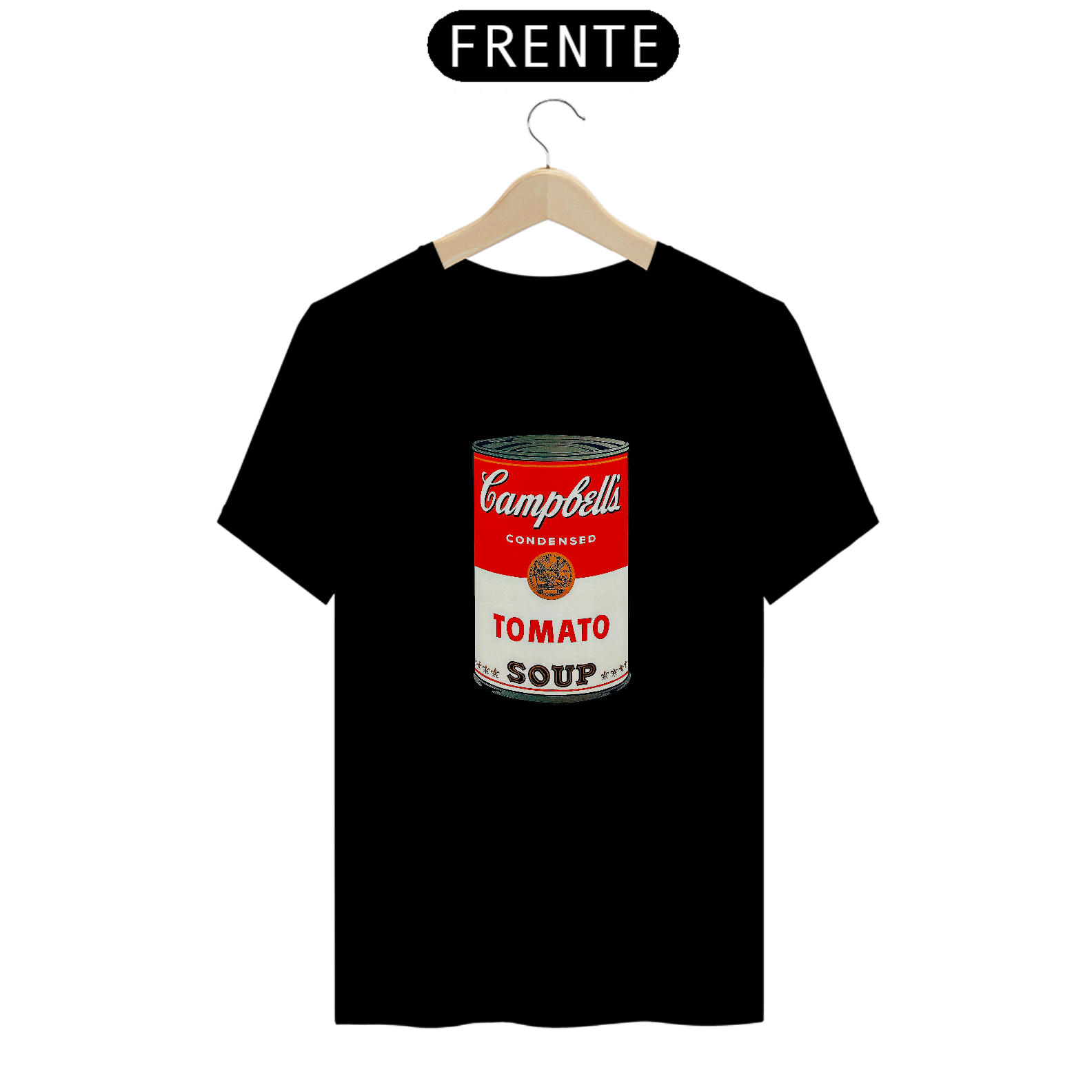 Camiseta Andy Warhol Soup Algodão Quality 