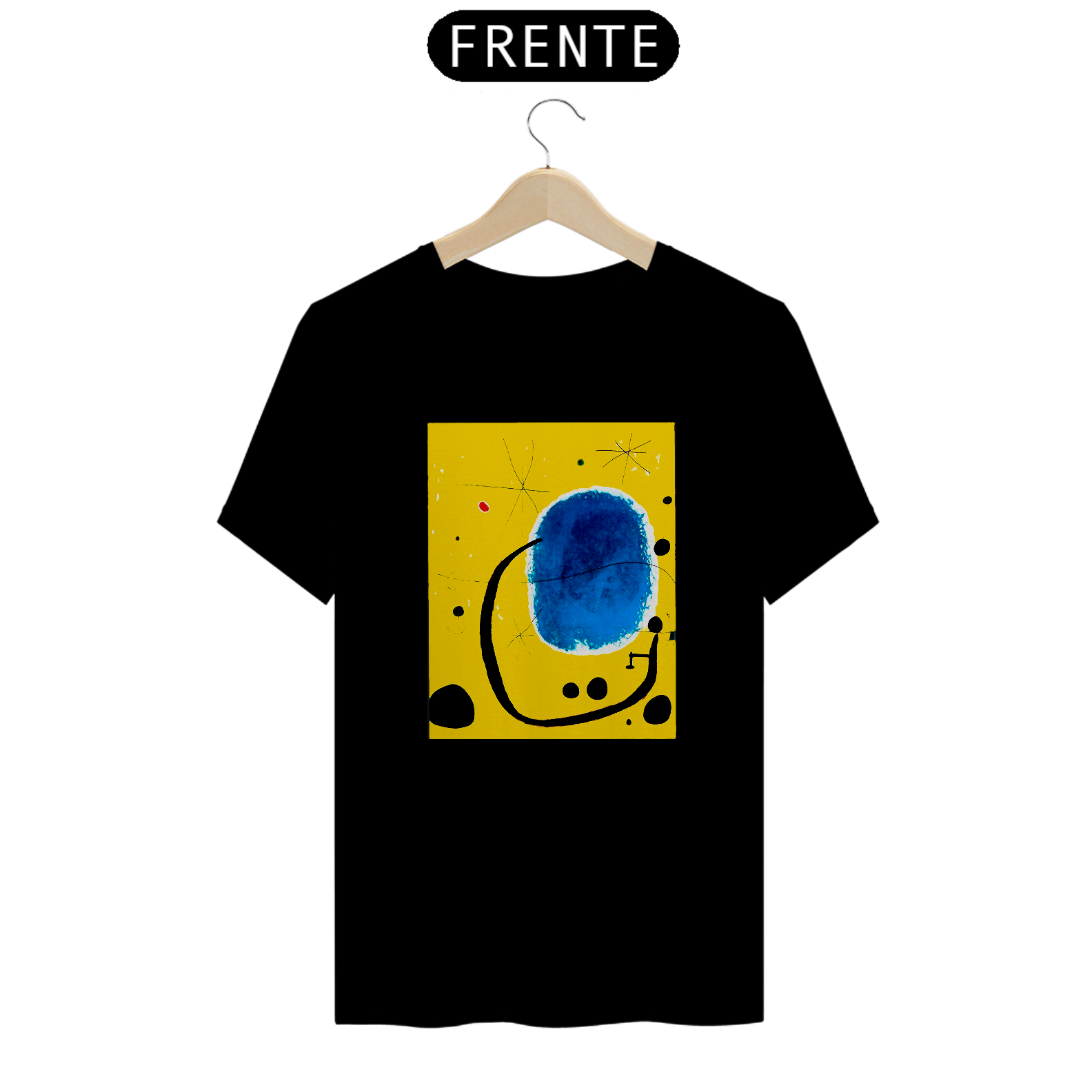 Camiseta Miró L Oro 1967 Algodão Quality