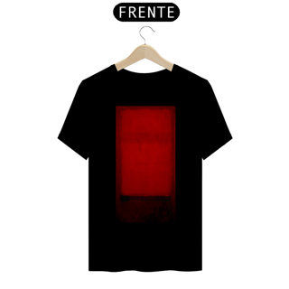 Camiseta Rothko Vermelho Preto Algodão Prime